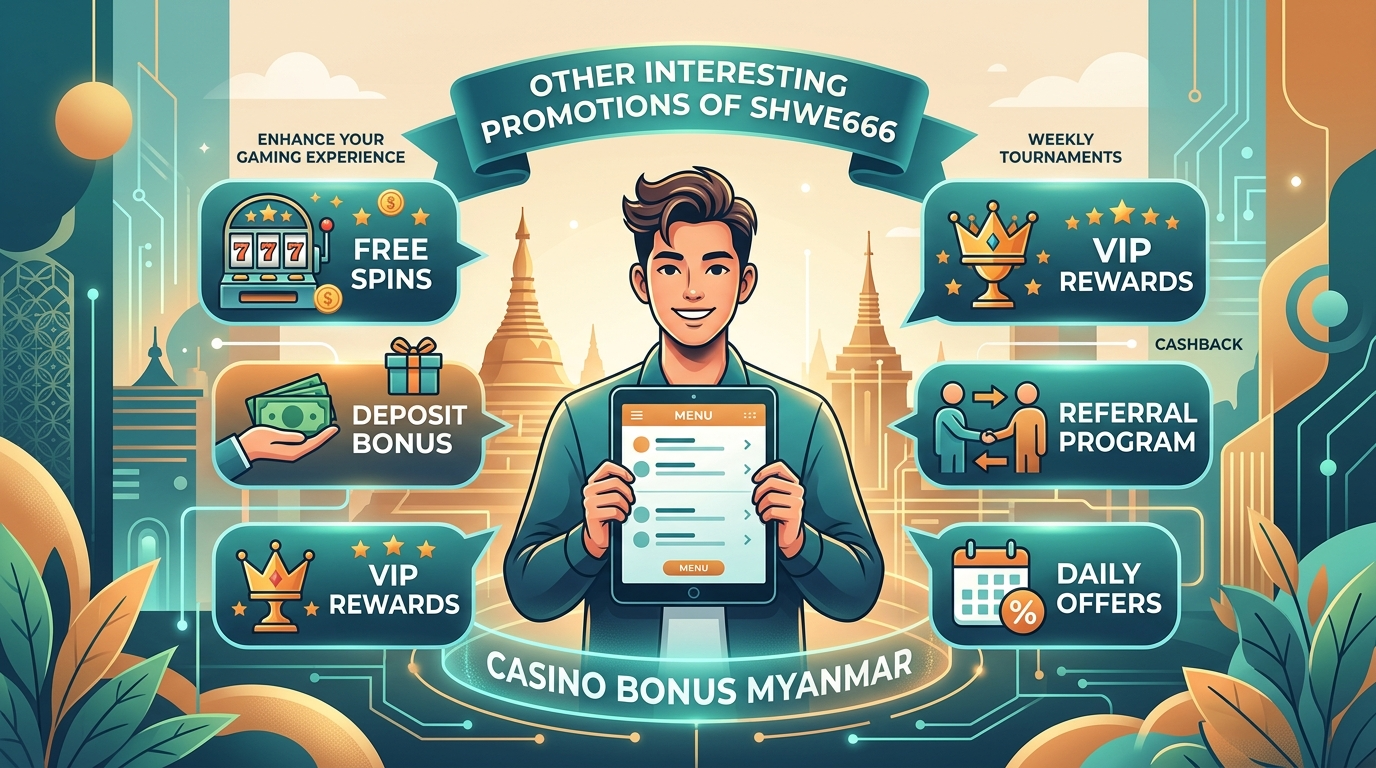 Shwe666 casino bonus Myanmar: What are they and how to get them?